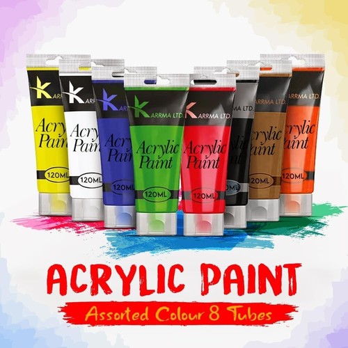 Pittura acrilica 120ml - acrilica, tubi
