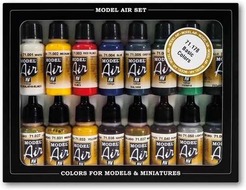 Vallejo model air - model, colors